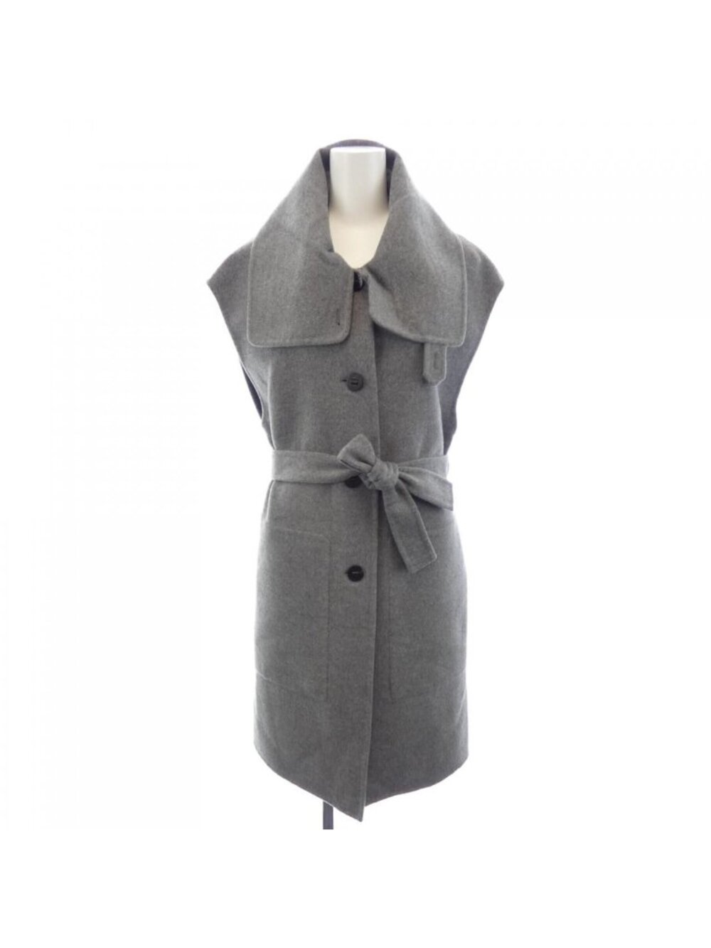 Hermes Long Vest Gray
